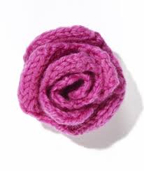 This listing is for the knitting pattern to make this adorable baby hat. Knit Flower Rose Knitting Bee