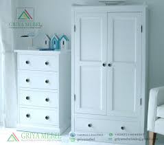Lemari pakaian anak sliding rp 3.900.000; Set Lemari Baju Anak Duco Putih Griya Mebel