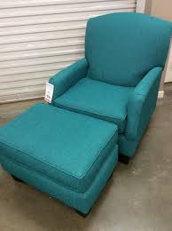 The Turquoise Chairs America Stationary Chair With Ottoman Would Be A Great Accent Chair With Your Leather Blue Accent Chairs Red Accent Chair Turquoise Chair