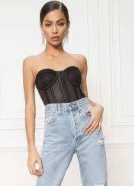 Vintage corset top, womens corset top pattern, milkmaid corset crop top, victorian corset crop top clothing, summer y2k women bustier top vbmklobhhuion 5 out of 5 stars (1) sale price $39.04 $ 39.04 $ 48.80 original price $48.80 (20% off. Superdown Jeanine Mesh Corset Superdown Bustier Top Outfits Corset Top Outfit Black Corset Top