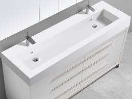 Glacier bay gives ceramic vessels and lavatories a distinct 21st century feel. Villa 60 Double Bowl Vanity Madeli Functional Elegance
