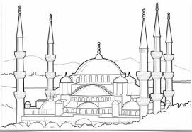 Hal ini sesuai dengan karakternya yang masih sangat menggemaskan. Sketsa Gambar Mewarnai Mesjid Untuk Anak Tk Paud Terbaru Gambarcoloring