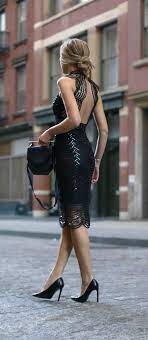 30dressesin30days Day 9 Wedding Gues Cocktail Attire What To Wear To Fall And Winter Weddings Black Scallo Cocktail Attire Fashion Midi Cocktail Dress