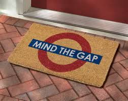 Mind The Gap Doormat Bbc Shop Us Door Mat Mind The Gap Mindfulness
