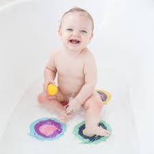 A baby bathtub will help you prop up a wriggling newborn. Puj Bath Treads Anti Slip Grip Appliques For Bathtub Shower Floor Puj Simplifying Parenthood