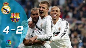 Real Madrid Vs Barcelona 4 2 Highlights 2004 05 La Liga Real Madrid Madrid La Liga