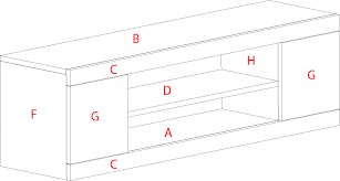 Our cabinet holds a 55 screen (diagonal measurement); How To Make A Floating Tv Wall Unit