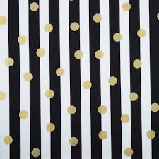 Black And White Striped Ribbon Hobby Lobby Black White Striped Apparel Fabric With Gold Dots Hobby Lobby 271775 In 2020 Gold Dots Gold Polka Dots Striped Table Runner