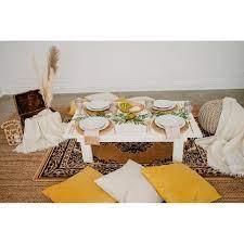 White Low Picnic Table 4 X 2 5 Toronto Event Rentals Nayos