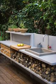 outdoor kitchen sink