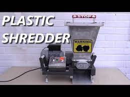 Plastic Shredder Youtube Plastic Shredder Shredder Machine