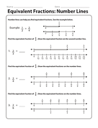 Whether you're just starting out, need a quick refresher, or here to master your math skills, this is the place. Equivalent Fractions Number Lines Worksheet Education Com