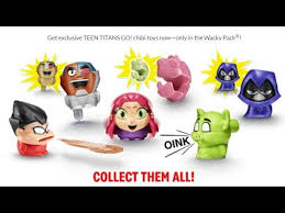 For series 16, the price rose to 10 cents per pack containing three stickers, a stick of bubble gum, and a puzzle piece with a sticker checklist on the back of it. Sonic Wacky Pack Cartoon Network Teen Titans Go Chibi Kids Meal Toys May 2018 Tickets To Toy Time Youtube