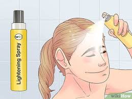 To lighten hair you will be using bleach! How To Make Your Hair Blonder 13 Steps With Pictures Wikihow