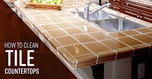 To keep your wood countertops looking great, clean daily with a nonabrasive cleaner or a homemade mix of warm water with a splash of distilled white vinegar. How To Clean Tile Countertops Simple Green