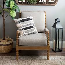 Davis Spindle Accent Chair From Kirkland S Arm Chairs Living Room Accent Chairs For Living Room Accent Chairs
