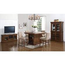 The normandy bar stool features a durable fabric seat. New Classic Furniture Normandy Island Counter Table In Vintage Distressed D1232 18 By Dining Rooms Outlet