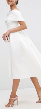 Bardot Midi Dress Classy Dress Elegant Dresses Nice Dresses