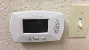 As long as the batteries are changed within 60 seconds, the time and date settings are kept. Honeywell Thermostat Batteries Change Replace Remove Cover Youtube
