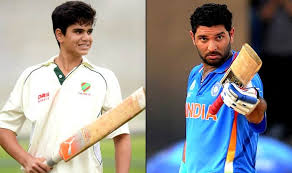 Little master, tendlya1 height : Arjun Tendulkar Son Of Legendary Batsman Sachin Smashes Century In Yuvraj Singh Style Southpaw Headed Towards Bright Future India Com