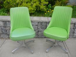 Lime Green Chromcraft Swivel Chairs Chair Swivel Chair Lounge Chair