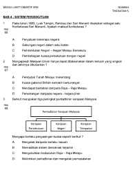 Modul Unity Sejarah Tingkatan 5 Sumber Pendidikan