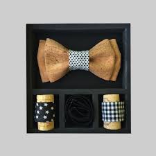 Hyper Original Ce Noeud Pap En Liege Bow Tie Set Cork Bows