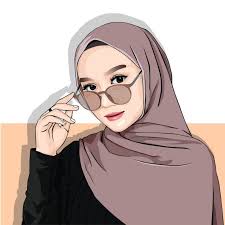 Cara membuat foto animasi kartun dari foto muslimah berhijab saya mengeditnya memakai aplikasi ibispaint x kumpulan berbagai macam video yang ada di. 60 Gambar Kartun Muslimah Berkaca Mata Cikimm Com