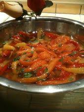 Poivrons Grilles A L Huile D Olive Huile D Olive Anchois Recette Recette