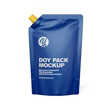 Download China Oem Food Packaging Clear Plastic Square Type Bottom Gusseted Juice Drink Refillable Stand Up Spout Pouch Doyback Container Water Bag Beer Bag China Food Packaging Pet Food PSD Mockup Templates