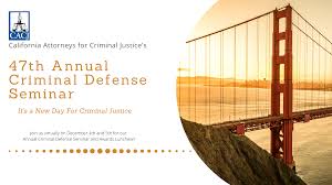 Do you start your game thinking that you're going to get the victory this time but you get sent back to the lobby as soon as you land? Annual Criminal Defense Seminar California Attorneys For Criminal Justice
