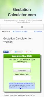 home gestation calculator com