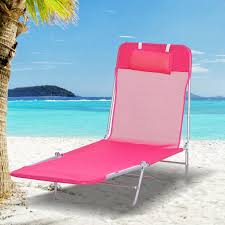 With back and footrests that adjust to various different comfort levels, you can sit and read, or lay back and nap incomplete, content comfort. Outsunny Adjustable Reclining Beach Sun Lounger Chaise Lounge Chair Blue 842525147408 Ebay