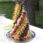 Christine Cuisine Les Ateliers Du Mariage Brochette Fruits Presentation Fruits Brochette