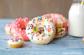 I wanted to put thirty of them on this flourless peanut butter cake (that just so happens to be speckled with plenty of mini chocolate chips). Gluten Free Vanilla Cake Donuts Easy Gluten Free Donuts
