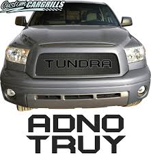 It is an aftermarket tundra grille so you will need to get it color matched. Grill Lettering Emblems By Customcargrills
