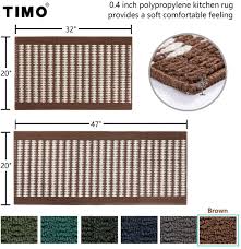 There are is no limitation to how one could. 20 X 47 Blue Kitchen Rugs Set 2 Pieces Non Slip Washable Kitchen Rug Mats Runner Rug Machine Washable Made Of 100 Polypropylene 20 X 32 Kitchen Rugs Mats Home Oneinfive Com Au
