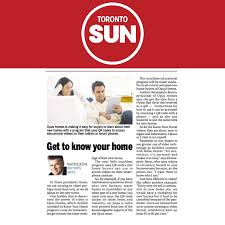 It is owned by postmedia network. Blog Get To Know Your Home Featured In Toronto Sun And
