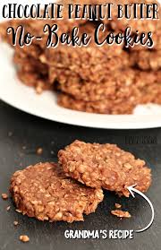 This Quick And Easy Chocolate Peanut Butter No Bake Cookies Recipe Is A Family Favorite Low Carb Recipes Dessert Baking Recipes Cookies Peanut Butter No Bake