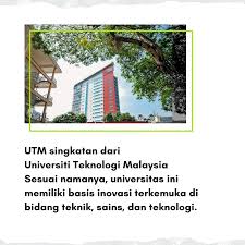 List of universities for study in malaysia. Utm Menjadi Kampus Teknologi Terbesar Di Indonesian Students Utm Facebook
