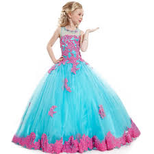 Black 12 Year Old Dresses Formal Cheap Prices Beaded Tulle Red Applique Embroidery Girls Glitz Pageant Dresses Little Girls Gown Girls Formal Dresses Little Girl Gowns Glitz Pageant Dresses