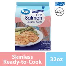 Metal play kitchen bake setting for salmon. Great Value Wild Caught Pink Salmon Skinless Fillets 32 Oz Walmart Com Walmart Com