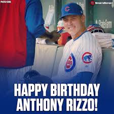 Inside The Ivy On Twitter Cubs Fans Let S Wish Cubs Legend Anthony Rizzo A Happy Birthday