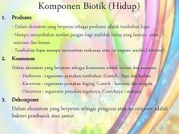 Komponen Dan Macam Ekosistem Ppt Download