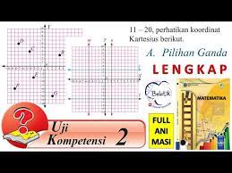 Hal tersebut menyebabkan kawasan asia tenggara. Uji Kompetensi 2 No 1 Sampai 20 Kelas 8 Smp Mts Koordinat Kartesius Bse Mtk Halaman 66 Pilihan Ganda Youtube