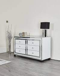 A chest of drawers that suits you, your clothes and your space means no more cold mornings searching for your socks. 6 Drawer Width White Glass Mirrored Chest Dresser Table Bedroom Furniture View 6 Drawer White Glass Drawer Chest Mr Product Details From Shenzhen Mr Furniture Decor Co Limited On Alibaba Com