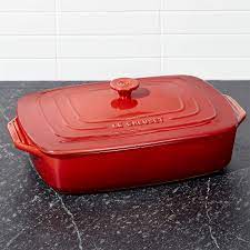 Maybe you would like to learn more about one of these? Le Creuset Cerise 3 5 Quart Covered Rectangular Casserole Reviews Crate And Barrel