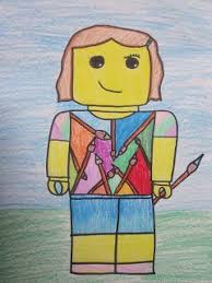 Lego Person Drawing Lego Art Lego Art Project Lego Portrait