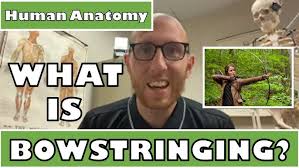 What is bowstringing in the wrist?