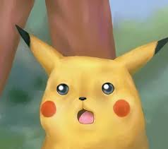 Shocked Pikachu Rtx On Blank Template Imgflip
